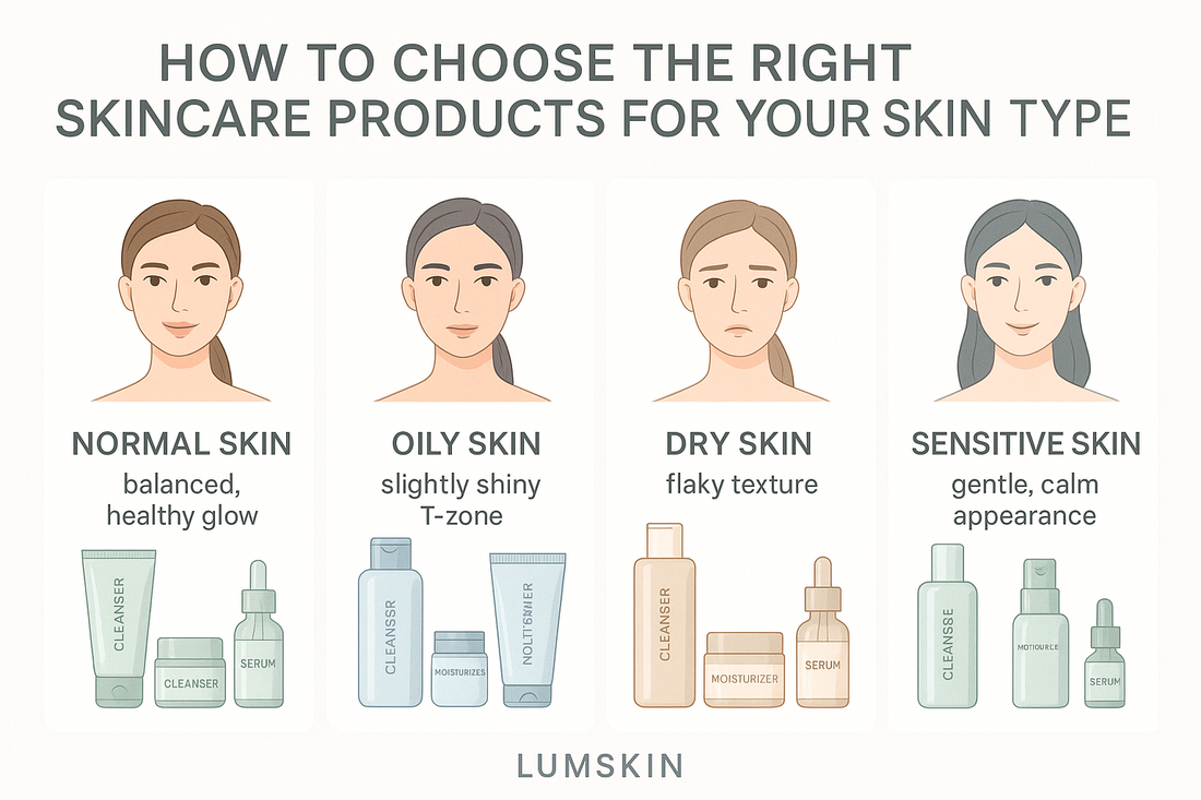 🔍 How to Choose the Right Skincare Products for Your Skin Type – A Complete Guide by LumSkin