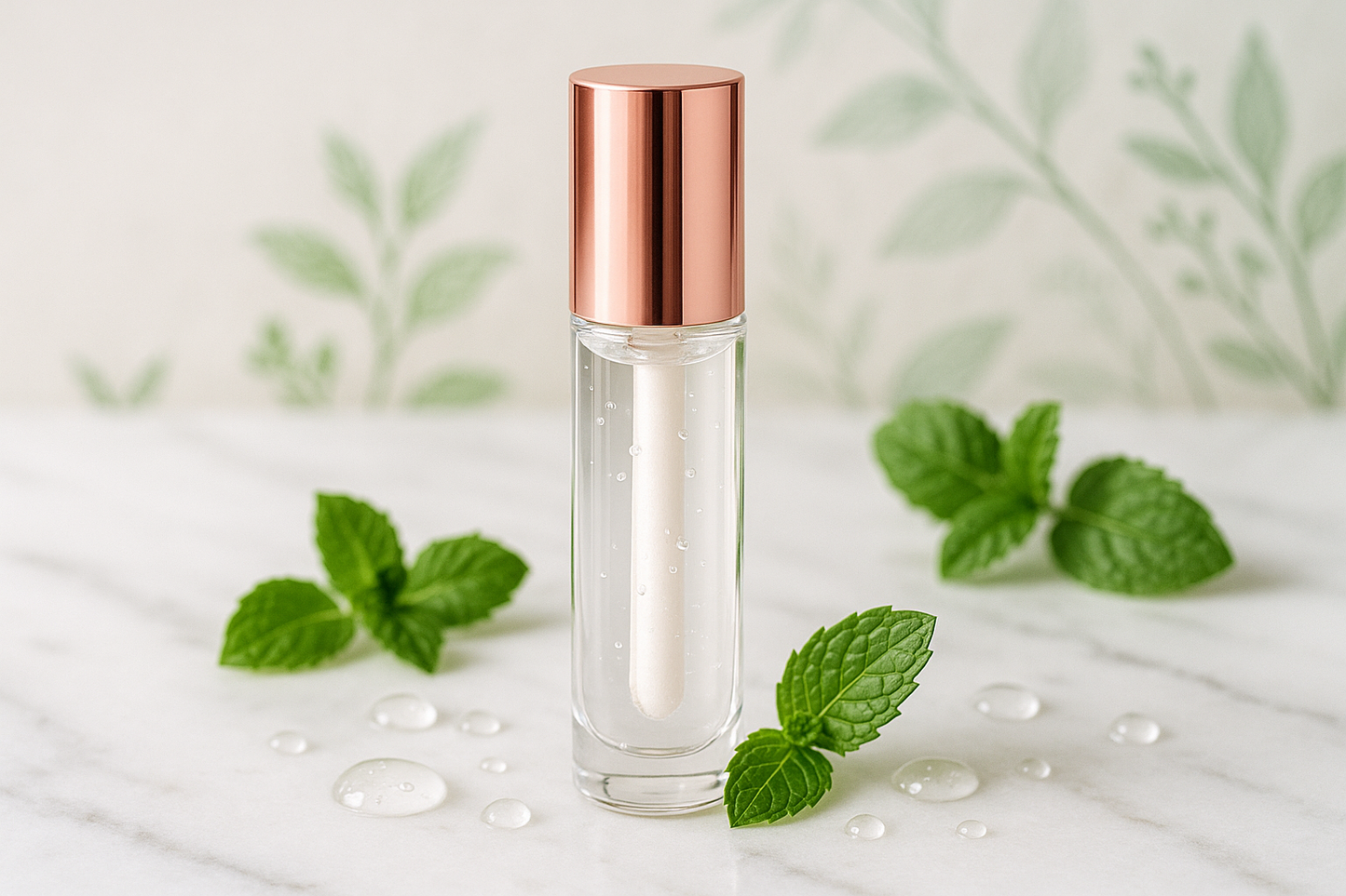 Plumping Lip Gloss with Hyaluronic Acid & Mint - lumskin