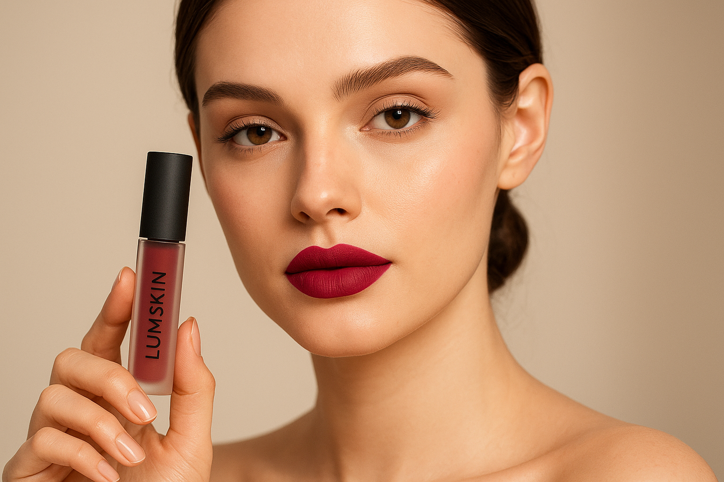 Velvet Matte Liquid Lipstick - by lumskin with girl ads